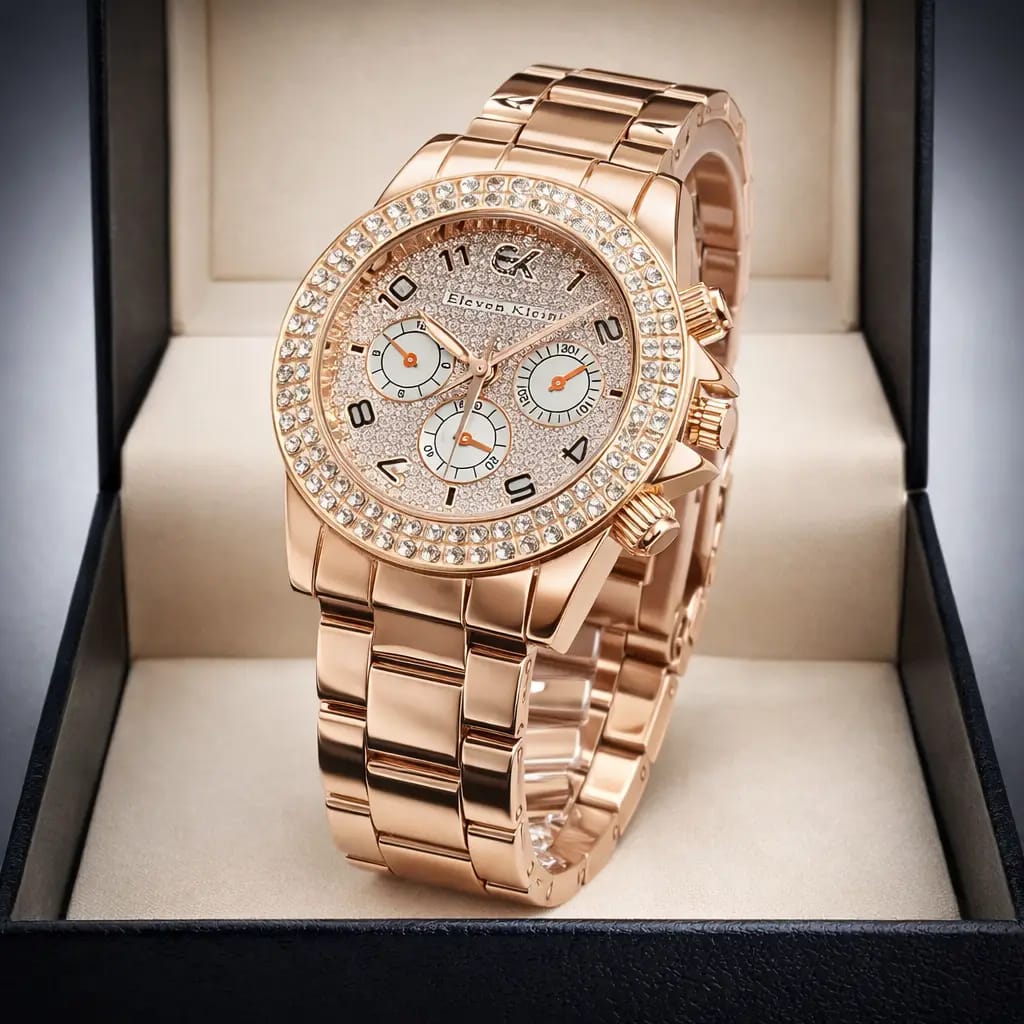 Crystal Details For Glam Lovers Watch - Pak Style Hub