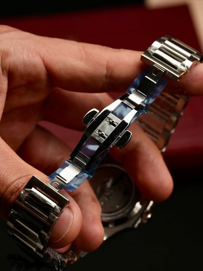 Blue dial, silver chain - Pak Style Hub