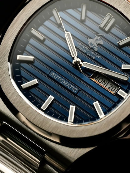 Blue dial, silver chain - Pak Style Hub