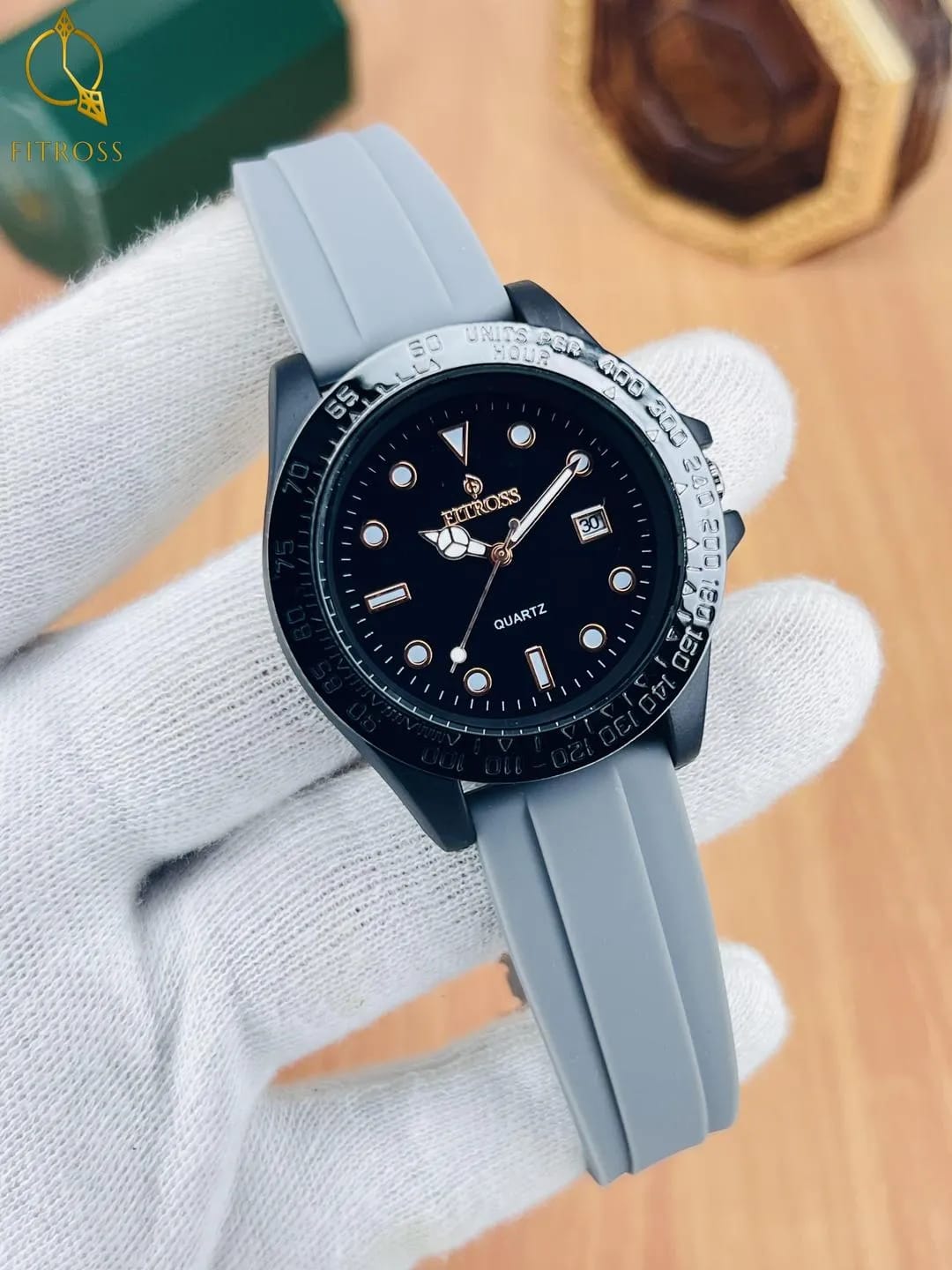 Black Silicon Strap For Man's - Pak Style Hub