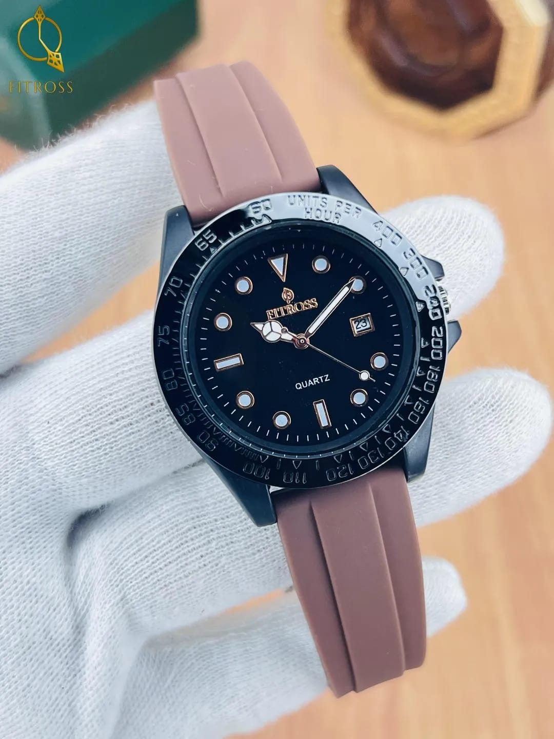 Black Silicon Strap For Man's - Pak Style Hub