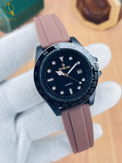 Black Silicon Strap For Man's - Pak Style Hub