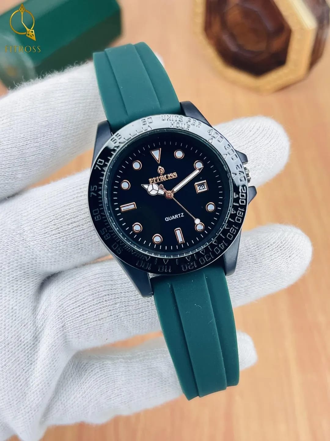 Black Silicon Strap For Man's - Pak Style Hub