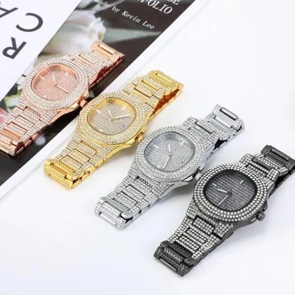 Man's Diamond Watch - Pak Style Hub