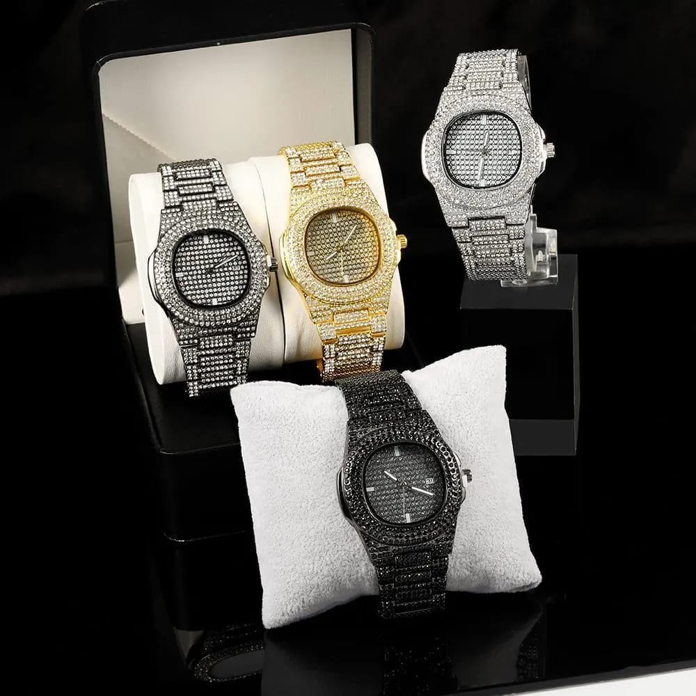 Man's Diamond Watch - Pak Style Hub