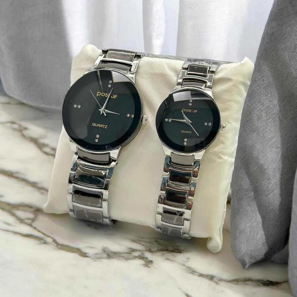 Couple Analog Watch Steel 36mm Set - Pak Style Hub