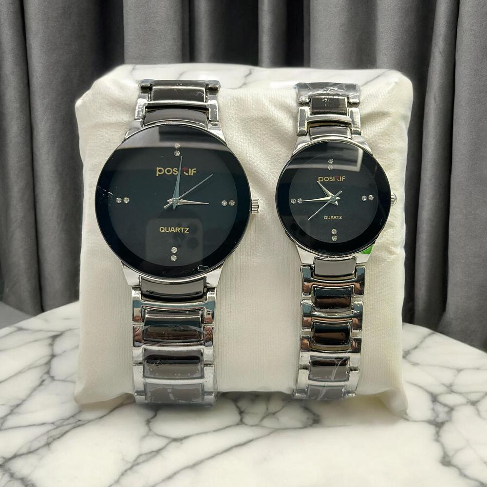Couple Analog Watch Steel 36mm Set - Pak Style Hub