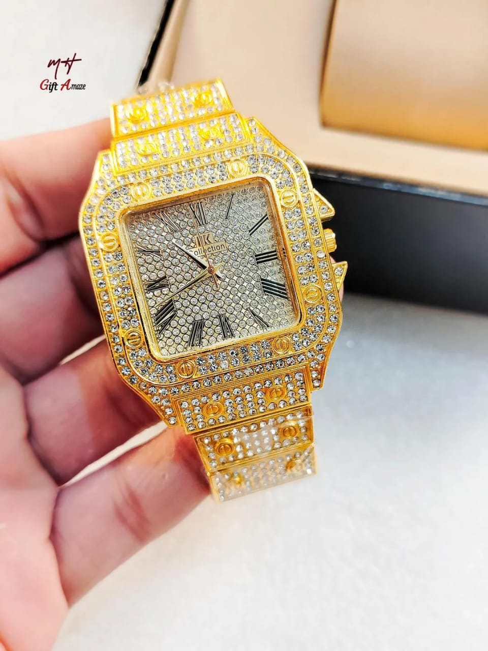 Man's Diamond Watch - Pak Style Hub
