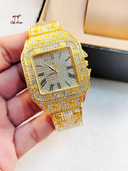 Man's Diamond Watch - Pak Style Hub