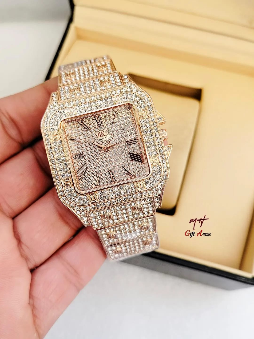 Man's Diamond Watch - Pak Style Hub